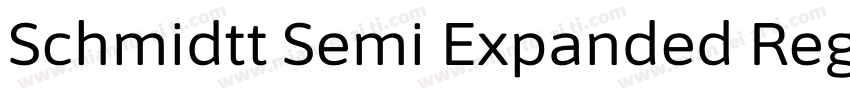 Schmidtt Semi Expanded Regular字体转换